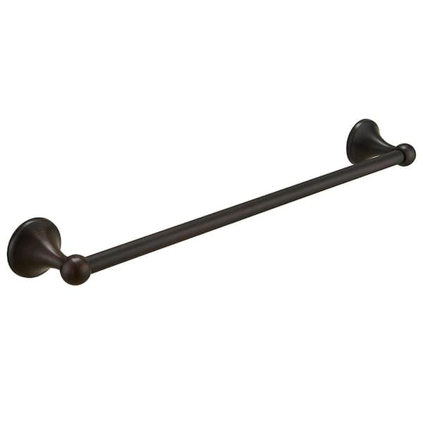 18 in. Wall Mounted Towel Bar in Oil Rubbed Bronze