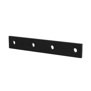 4 in. x 3 in. Fence Connector Hardware Package for Privacy Screens, in Black