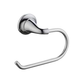 Constructor Single Post Wall Mounted Toilet Paper Holder in Chrome
