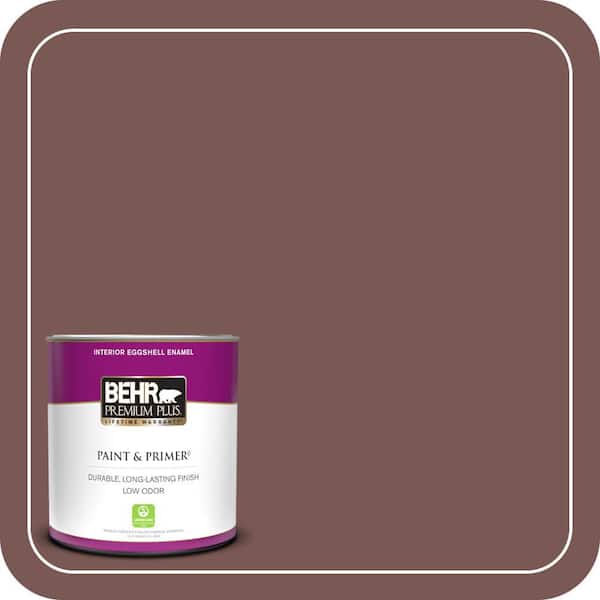 BEHR PREMIUM PLUS 1 qt. #700B-6 Sequoia Dusk Eggshell Enamel Low Odor Interior Paint & Primer