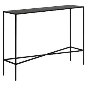 Henley 42 in. Blackened Bronze Rectangle Metal Console Table