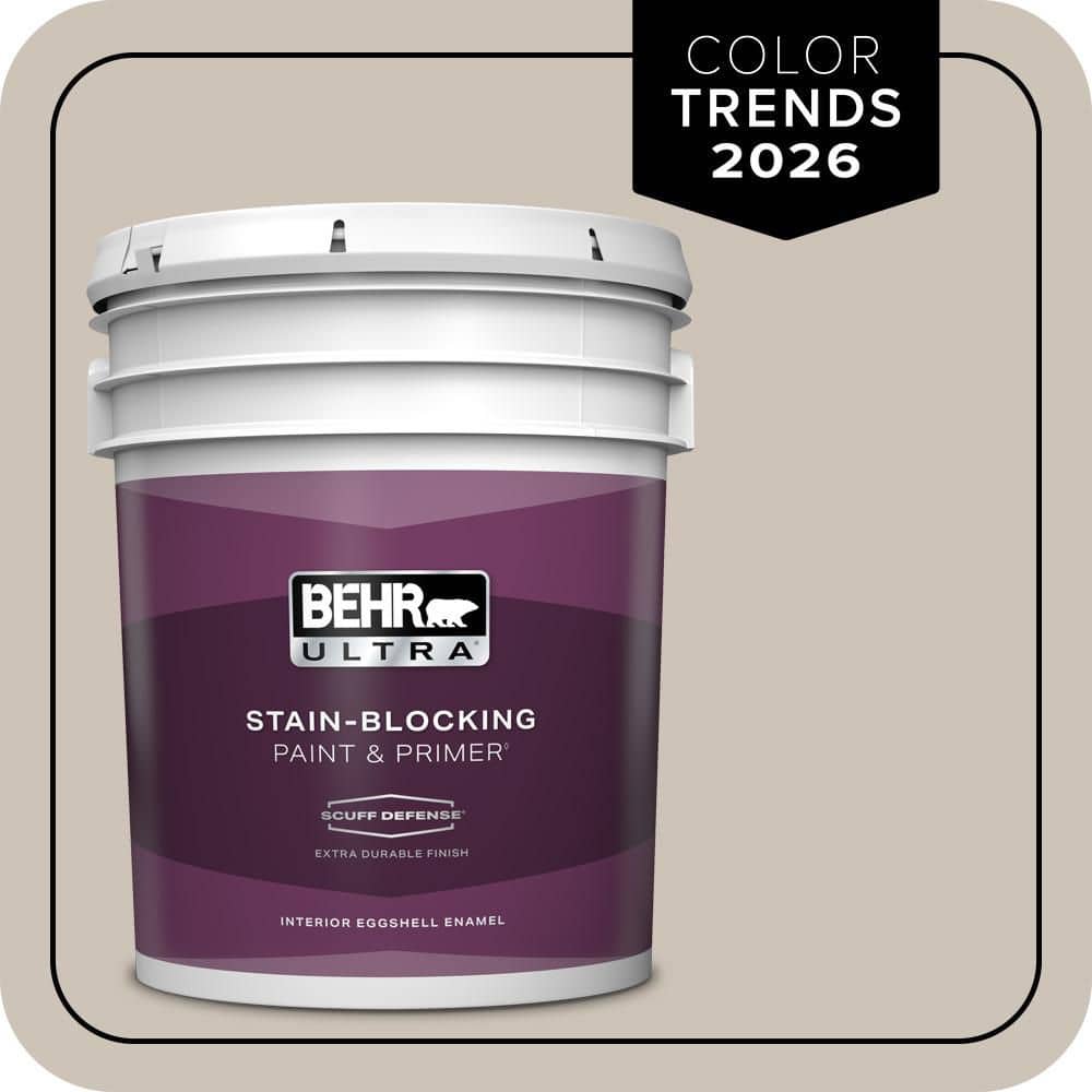 5 gal. #720C-3 Wheat Bread Extra Durable Eggshell Enamel Interior Paint & Primer price history on PriceWatchPro