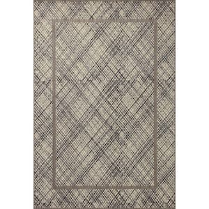 Loloi Rainier Ivory/Charcoal 3'-11" x 5'-11" Indoor/Outdoor Area Rug