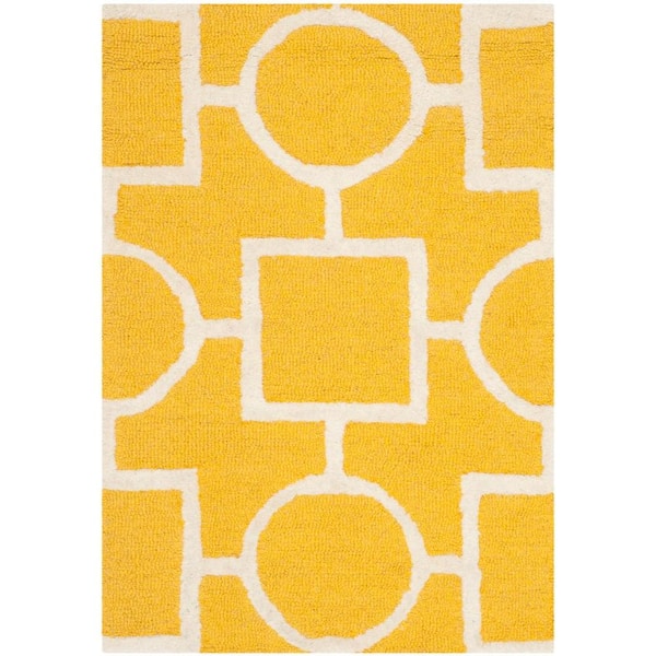 SAFAVIEH Cambridge Gold/Ivory 2 ft. x 3 ft. Area Rug