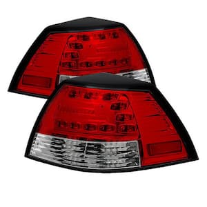 Pontiac G8 08-09 (1157 & 3157 plug included within the housing) LED Tail Lights - Red Clear