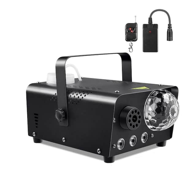 600-Watt Fog Machine with Disco Light Show, 300ml Capacity, Remote Control, Perfect for Halloween, Christmas, Wedding