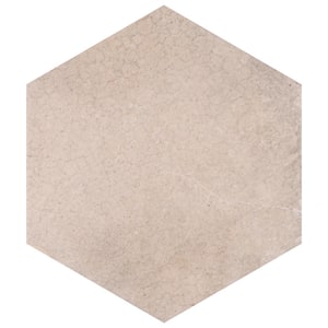 Heritage Hex Rose 7 in. x 8 in. Porcelain Floor and Wall Tile (7.67 sq. ft./Case)