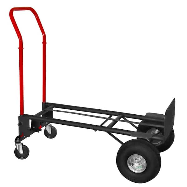 Harper Trucks Lightweight 400 lb Capacity Glass Filled Nylon Plastic  Convertible Hand Truck and Dolly — Glory and Power Enterprises