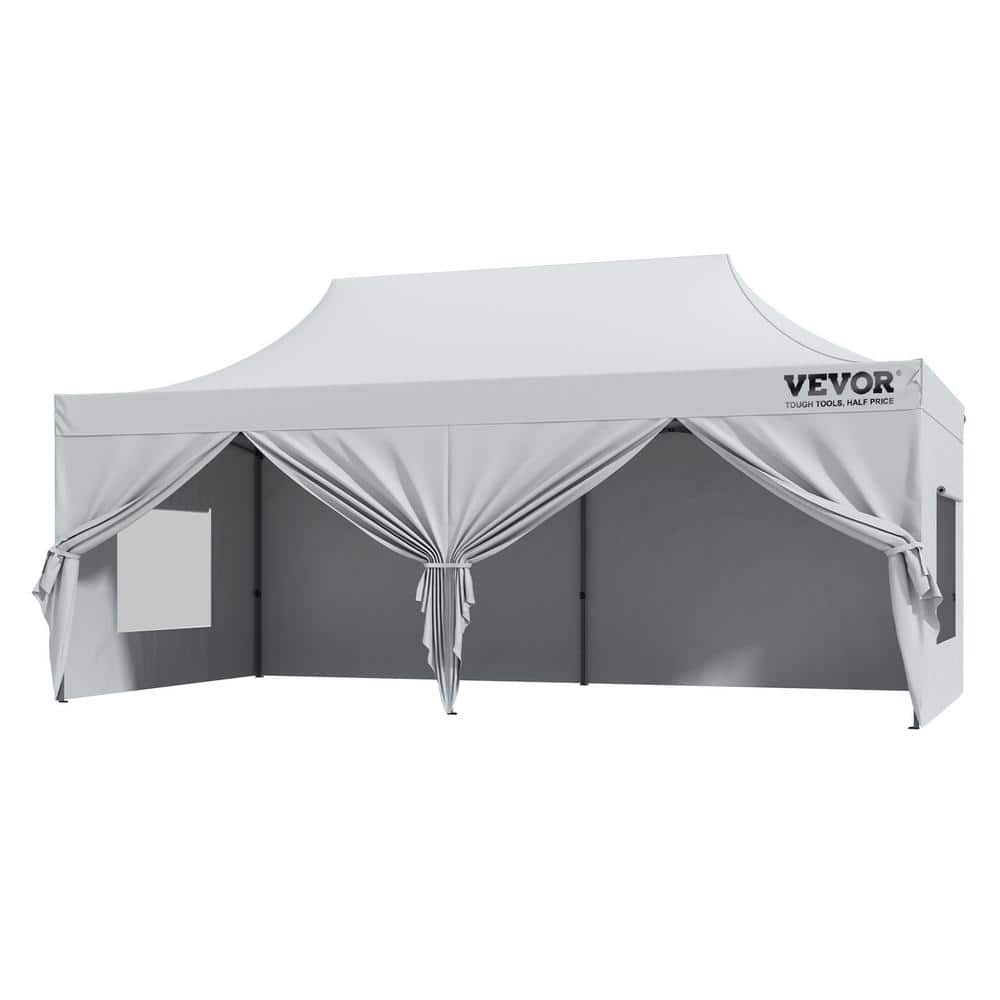10 ft. x 20 ft. Pop up Canopy with Removable Sidewalls Instant Canopies Portable Gazebo and Wheeled Bag price history on PriceWatchPro