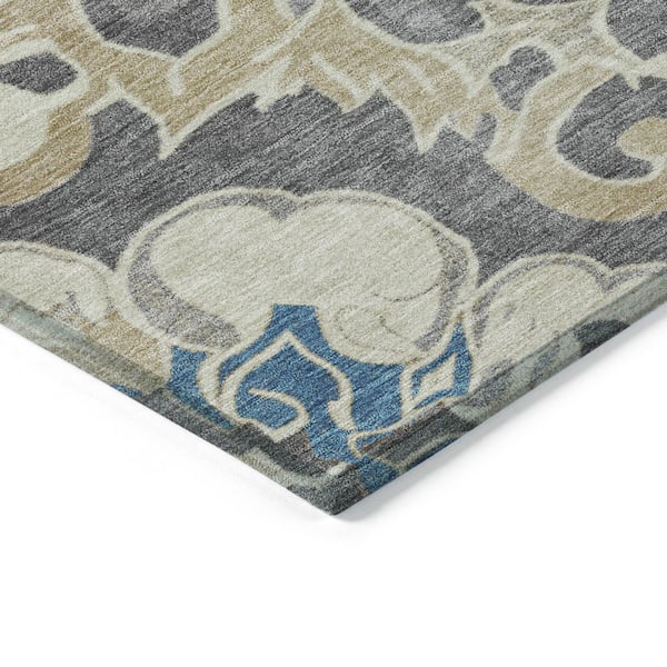 Chantille Machine Washable Indoor/Outdoor Abstract ACN1947 Beige 3 ft. x 4 ft. Area Rug