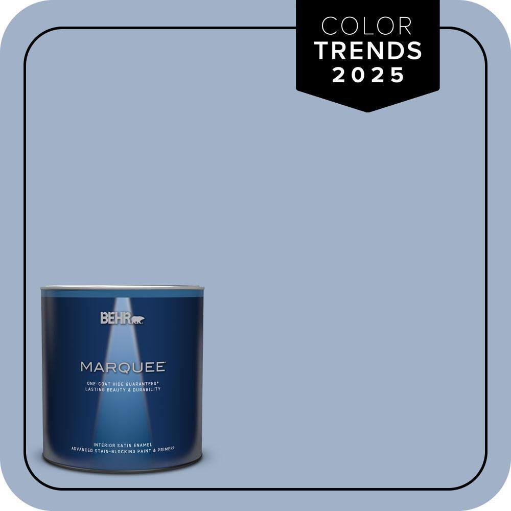 1 qt. #S530-3 Aerial View One-Coat Hide Satin Enamel Interior Paint & Primer price history on PriceWatchPro