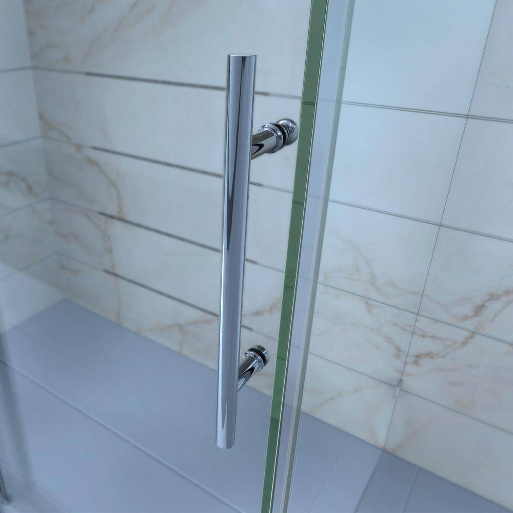 Enigma-X Frameless Clear Glass Sliding Shower Enclosure