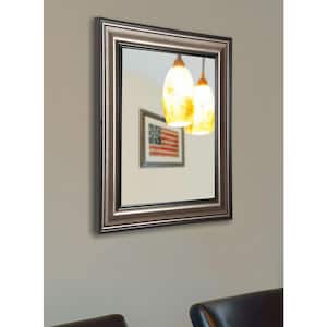 Large Rectangle Silver And Black Classic Mirror (60 in. H x 40 in. W)