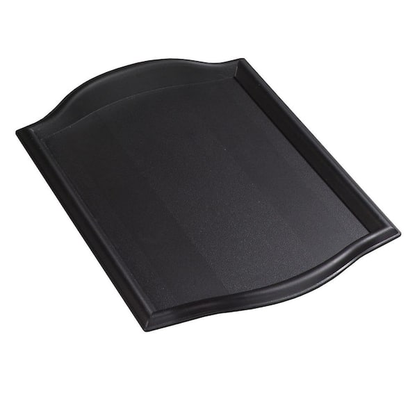 Carlisle 12 in. x 17 in. Polypropylene Bistro Serving and Food Court Tray in Black (Case of 12)