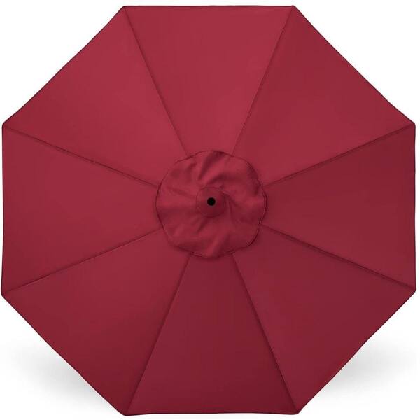 thumbnail image 2 of Double Sided Umbrella Replacement Canopy - 15ft Triple Parasol Cover With Anti-UV Protection 2 of 9