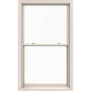 37.375 in. x 64.5 in. W-2500 Series Primed Wood Double Hung Window w/ Natural Interior and Low-E Glass