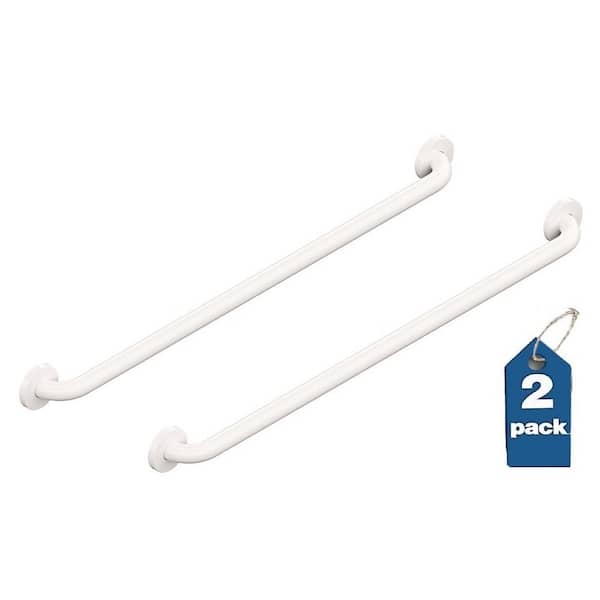 HEALTHCRAFT Easy Mount 36 in. Grab Bar ADA Compliant for Bath and Shower Safety (500 lbs. Capacity) in White