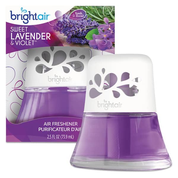 Bright Air 2.5 oz. Scented Oil Automatic Air Freshener Dispenser Sweet Lavender And Violet (6/Carton)