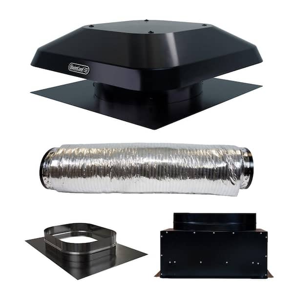 1813 CFM Roof Mount Whole House Fan with Damper Box