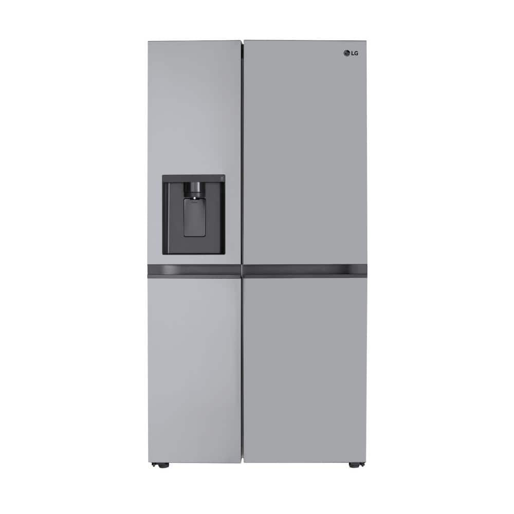 28 cu. ft. Side by Side Refrigerator with External Water in Stainless Standard Depth