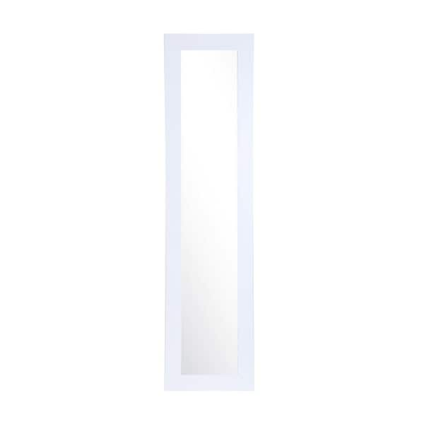 BrandtWorks Oversized Pearl White Glam Industrial Mid Century Modern   Brandtworks Floor Mirrors Bm86thin 64 600 