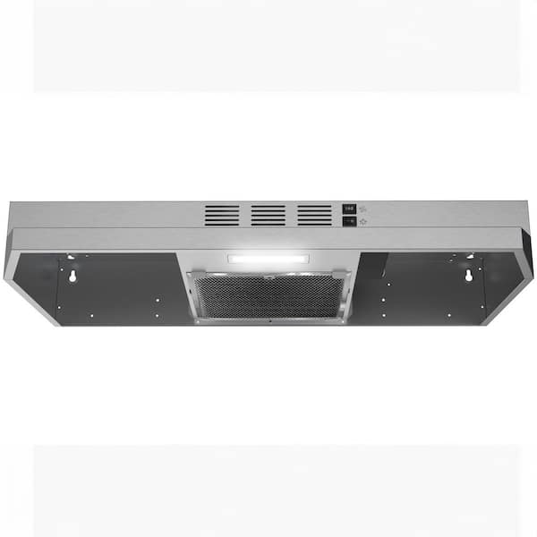 AKDY 30-in Stainless Steel Under Cabinet Range Hood with Charcoal Filter