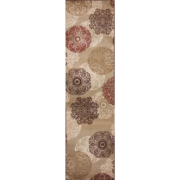 MILLERTON HOME Benjamin Sage 2 ft. x 8 ft. Runner Rug