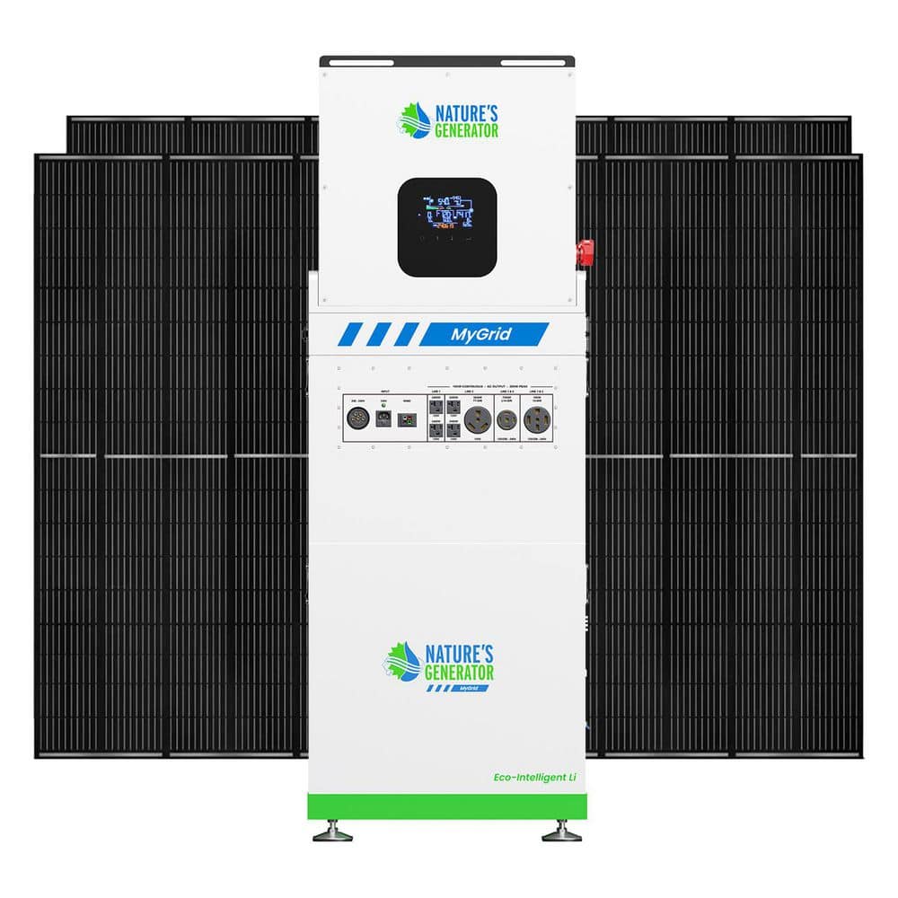 NATURE'S GENERATOR MyGrid 10K plus 4 x 410-Watts Solar Panels