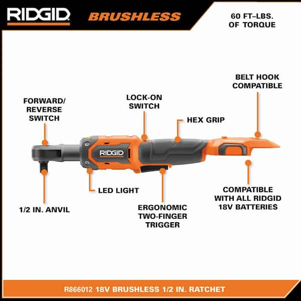 RIDGID Belt Clip with Screw AC10BC1 - The Home Depot