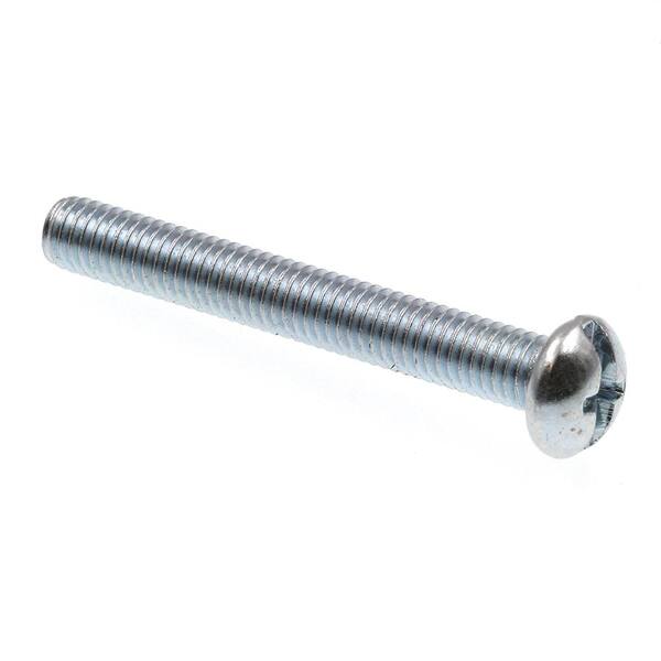 Prime-Line #10-32 x 1-1/2 in. Zinc Plated Steel Phillips/Slotted Combination Drive Round Head Machine Screws (100-Pack)