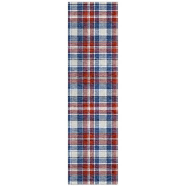 Chantille Machine Washable Indoor/Outdoor Abstract ACN2755 Baltic 2 ft. x 7 ft. Runner Rug