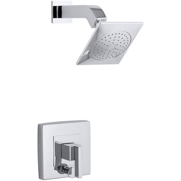 KOHLER Loure 1-Handle Shower Faucet Trim Kit with Diverter in Polished Chrome (Valve Not Included)