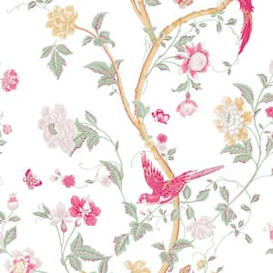 Summer Palace Peony Removable Wallpaper Sample