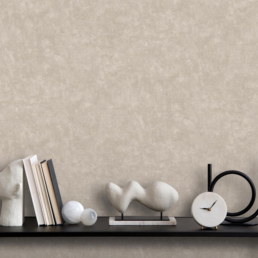 Faux Waxed Texture Taupe Wallpaper price history on PriceWatchPro