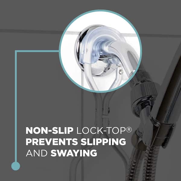 Zenna Home NeverRust Aluminum Over The Shower Hand Held Shower