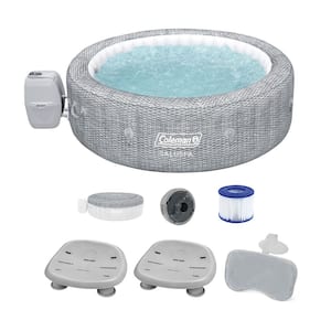 Sicily 7-Person AirJet Hot Tub and 2 Saluspa Pool/Spa Seat and Spa Pillow