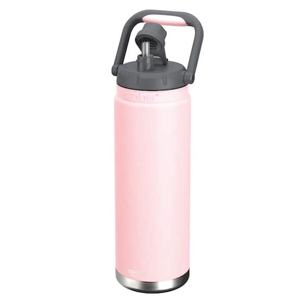 ASOBU Canyon 50 oz. Pink Stainless Steel Insulated Water Bottle with Full Hand Comfort Handle