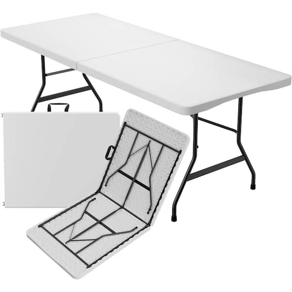 ITOPFOX 71 x 29.5 in. Rectangular Folding Picnic Table Seats 8