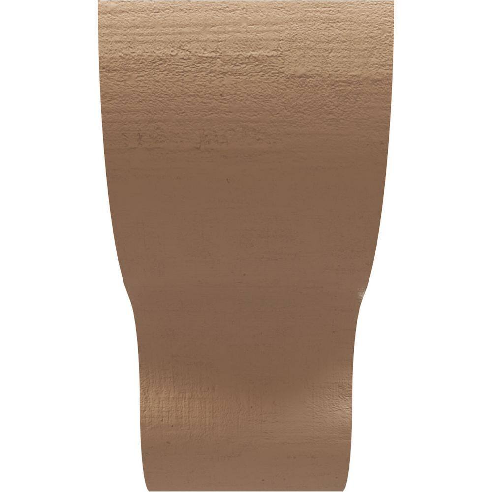 Primed Tan 9" Faux Cedar Woodgrain Corbel