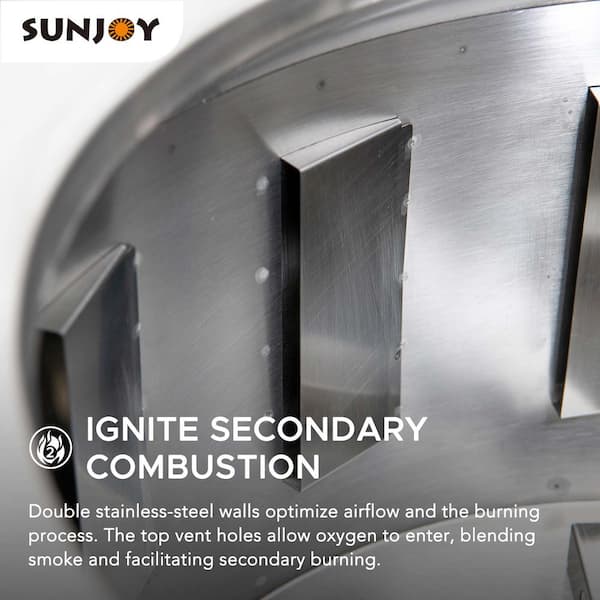 26 in. Lawrence V.1B Hexagonal Low Smoke Firepit