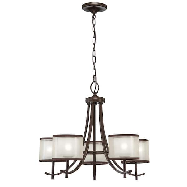 hampton bay moroka 5 light chandelier