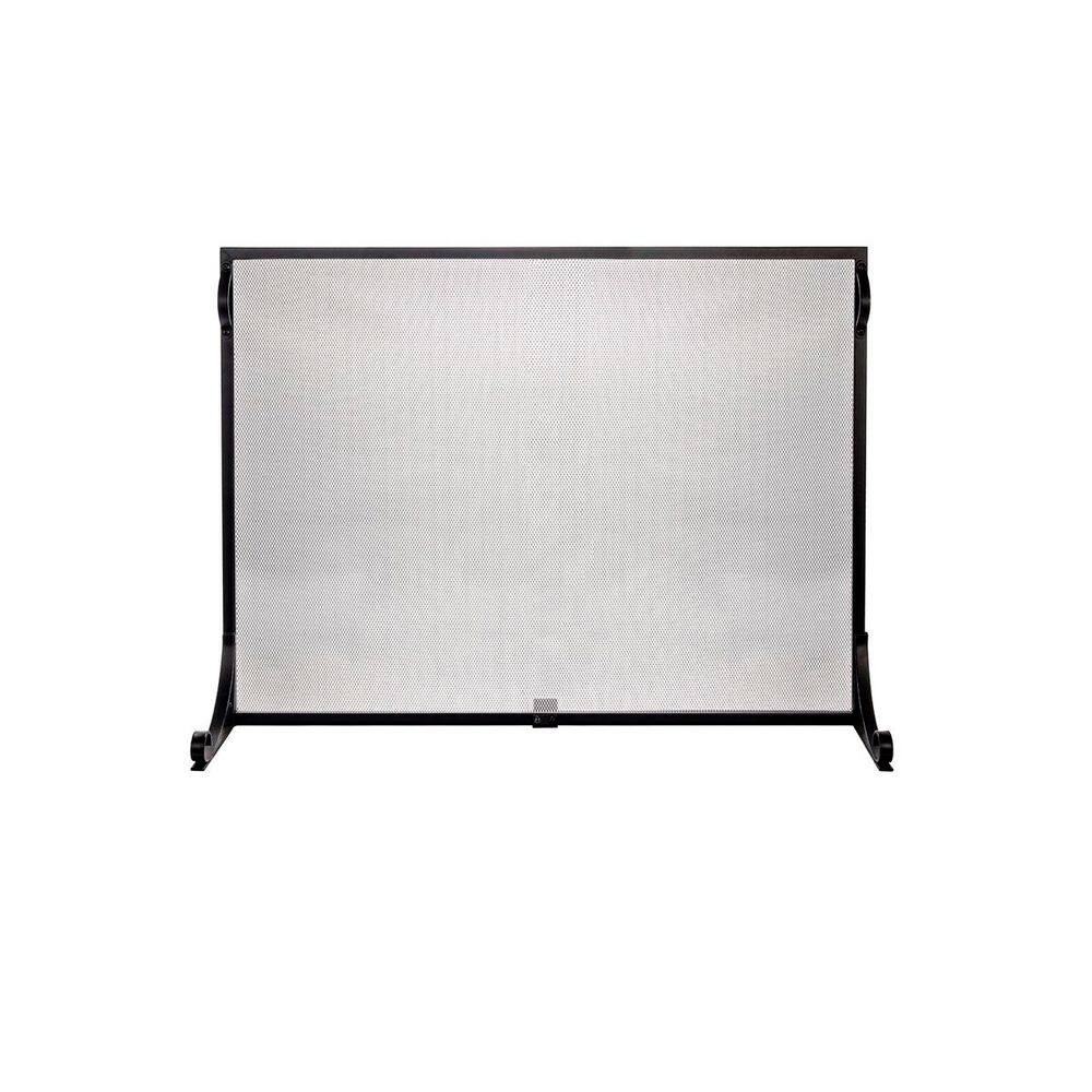 Medium Single Panel Black Fireplace Screen price history on PriceWatchPro