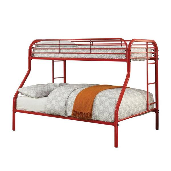 Full Bunk Bed Cm Bk931rd Tf, Red Yellow Blue Metal Bunk Bed