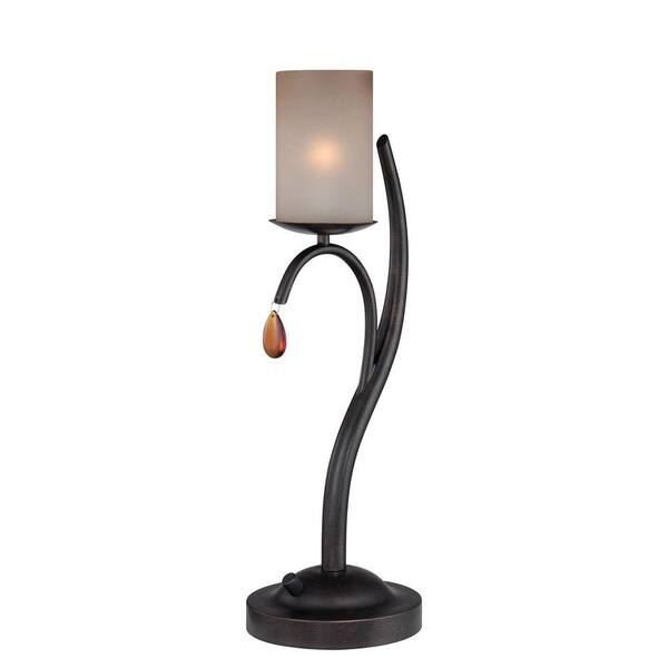 Illumine Designer Collection 22 in. Bronze Incandescent Table Lamp