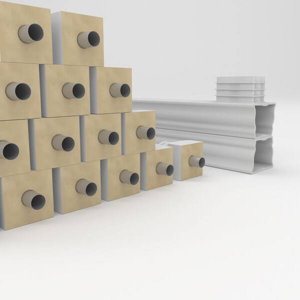 Ekena Millwork Fiberthane Embassy Balustrade 180 in. L x 42 in. H Fiberglass Railing Kit