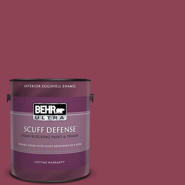 BEHR ULTRA 1 gal. #120D-6 Cranberry Splash Extra Durable Eggshell Enamel Interior Paint & Primer