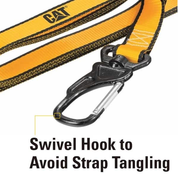 VEVOR Heavy Duty Ratchet Tie Down Straps (4-Pack) - 10,000 Lb Break Strength, 2" X 27' With Padded Handles & Double J Hooks