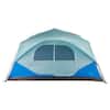 OUTBOUND QuickCamp 10-Person 3-Season Blue Cabin Tent with Rainfly and  Carry Bag CTI0763241B - The Home Depot