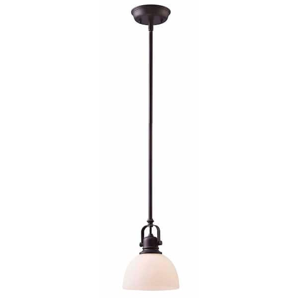 CANARM Rowan 1-Light Oil Rubbed Bronze Mini-Pendant