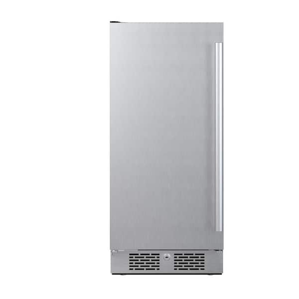 Avallon 15 in. 3.3 cu. ft. Freezerless Refrigerator 1 Door in Stainless Steel